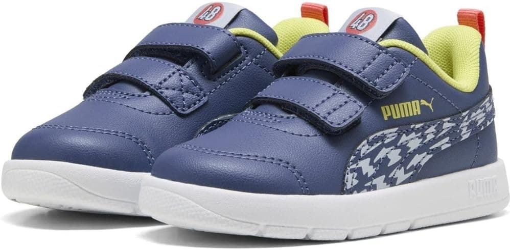 PUMA Courtflex V3 Poised 2 Race V Inf Sapatilhas unissexo para bebé