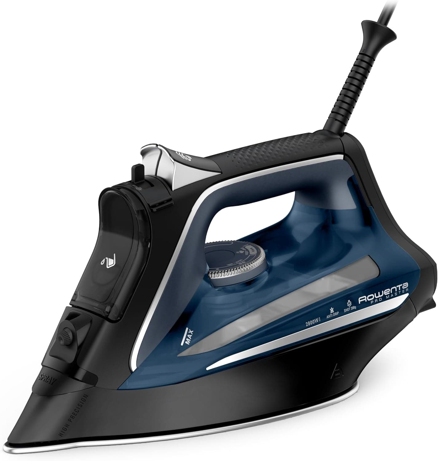 Rowenta Pro Master DW8209F0 | Ferro a vapor 2800 W com jato de 200 g/min e ponta de alta precisão