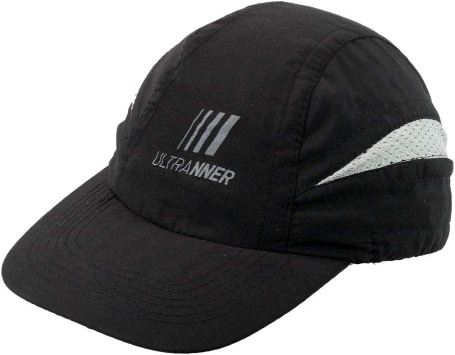 ULTRANNER Boné Trail Running ajustável com proteção UV unissexo para adulto