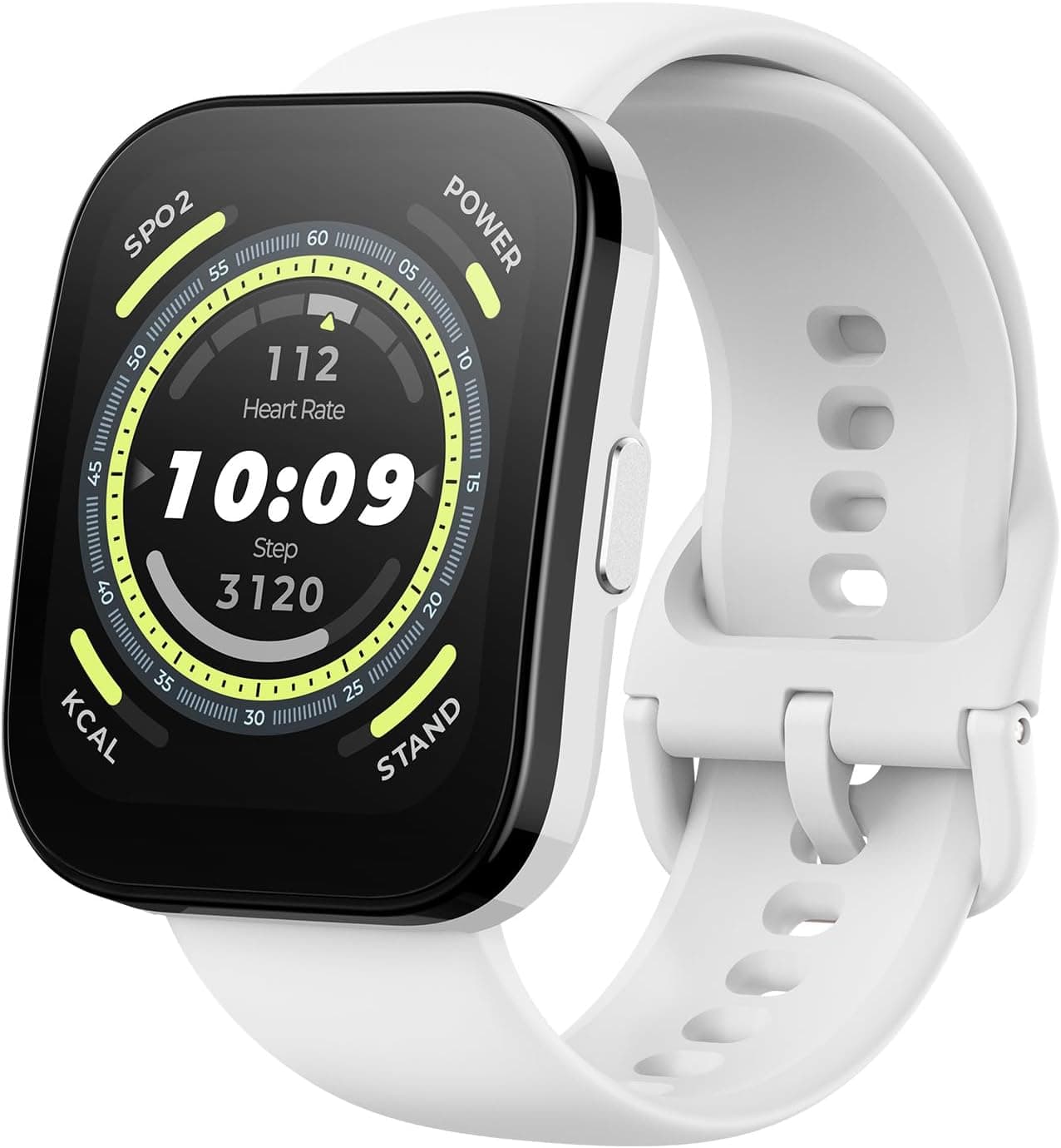 Amazfit Bip 5 46 mm Smartwatch, chamadas Bluetooth, Alexa, GPS, bateria de 10 dias duração, rastreador de atividade física com frequência cardíaca, controlo de oxigénio no sangue