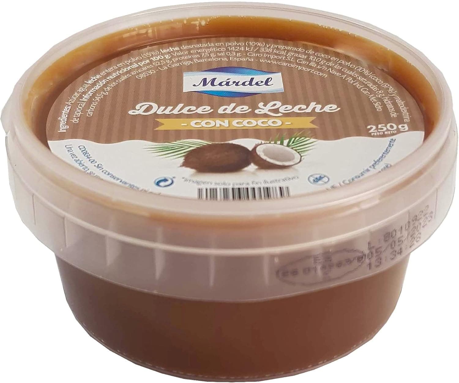 MÁRDEL - Doce de leite com COCO - 250 g