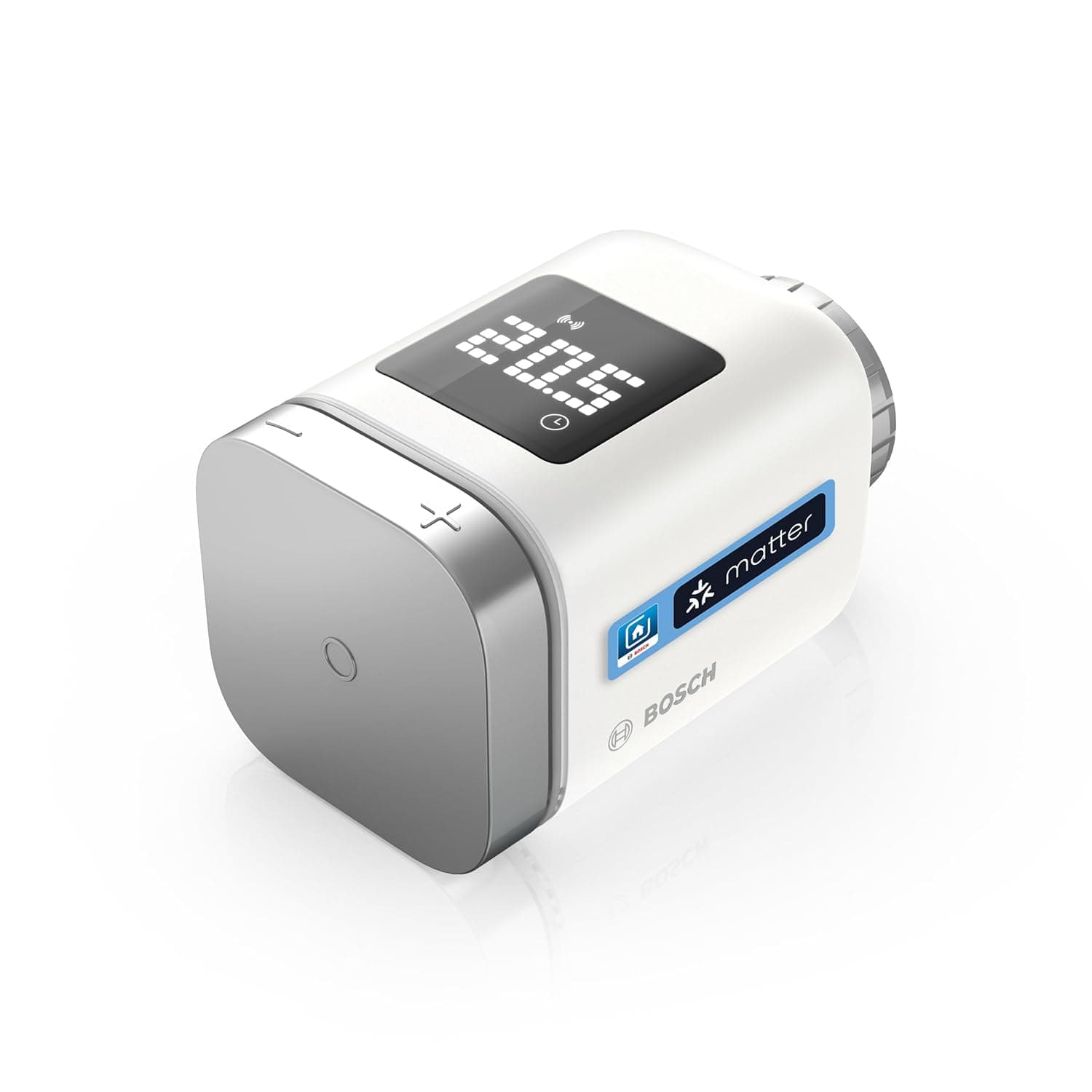Bosch Smart Home Radiator Thermostat II M | Termóstato programável para radiador compatível com sistemas Bosch Smart Home ou Matter