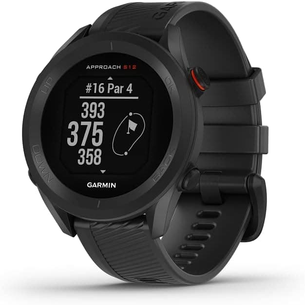 Garmin Approach S12 Relógio de golfe, preto