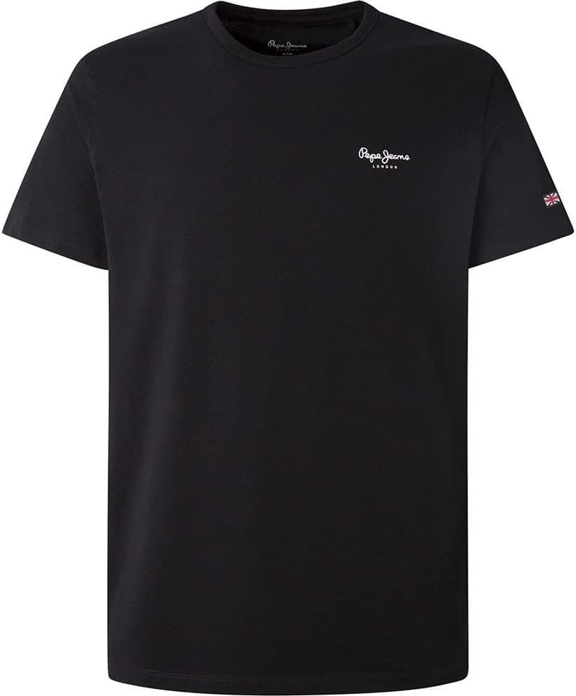 Pepe Jeans Men's T-Shirt Black Single T-Shirt