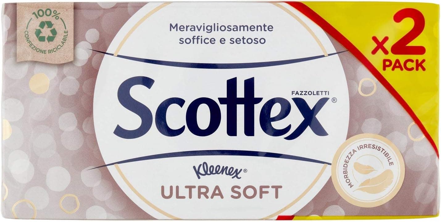 Kleenex Ultrasuaves | Lenços de papel ultra suaves pack de 2 unidades