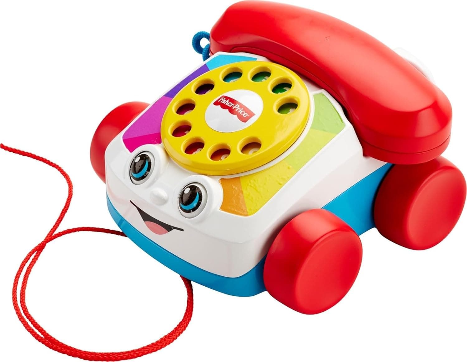 Fisher-Price Telefone carinha engraçada, brinquedo educativo bebé + 1 ano (Mattel FGW66)