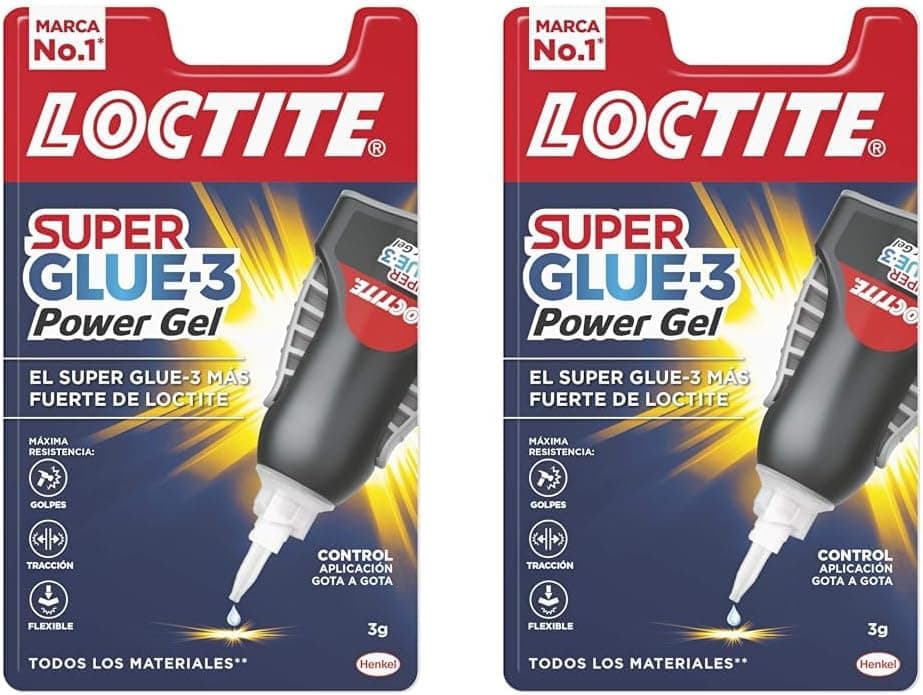 Loctite Super Glue-3 Power Flex Control - autocolante (embalagem de 2)