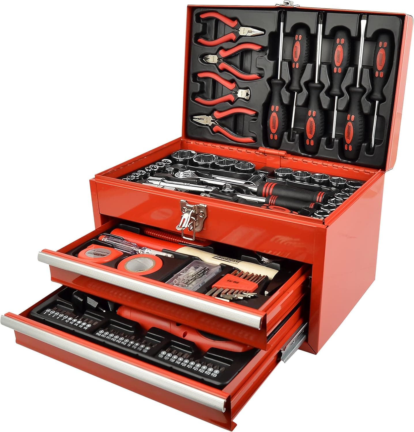 Mannesmann M29066 | Caixa de ferramentas equipada com 155 peças