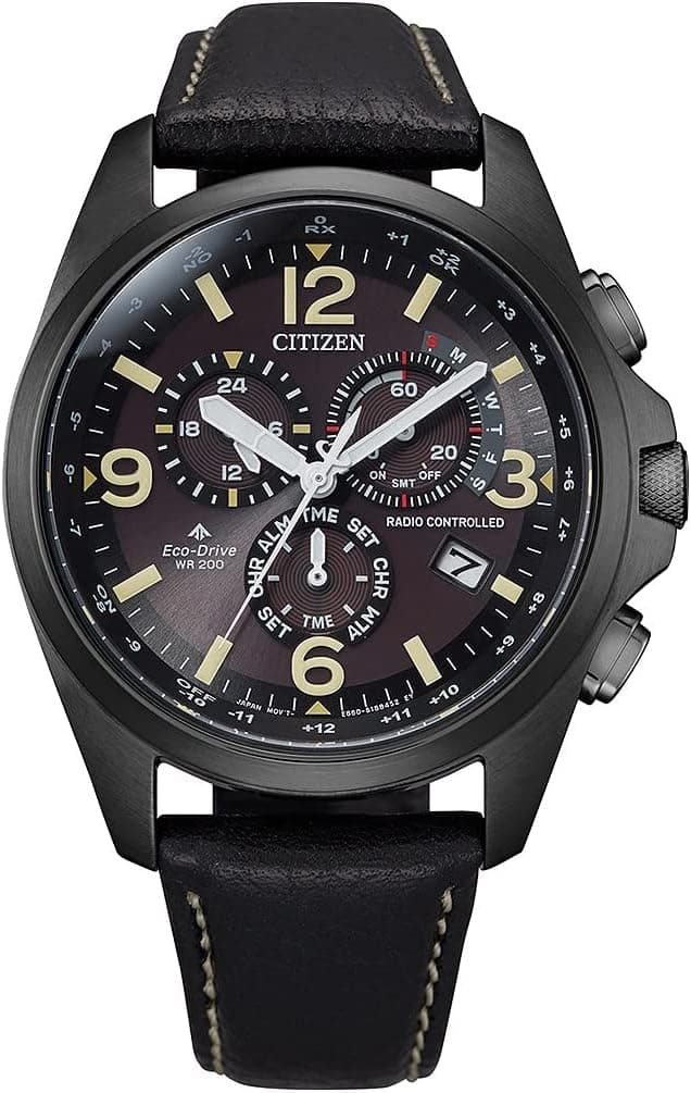 Citizen Eco-Drive Promaster Sky | Relógio cronógrafo para homem com mostrador preto e branco