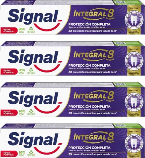 Signal Pasta de Dientes Integral 8 Protección Completa Con ingredientes de origen natural 75 ml x1