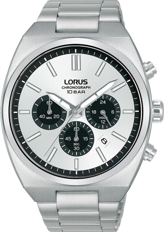 Lorus Relógio analógico de quartzo para homem com pulseira de metal