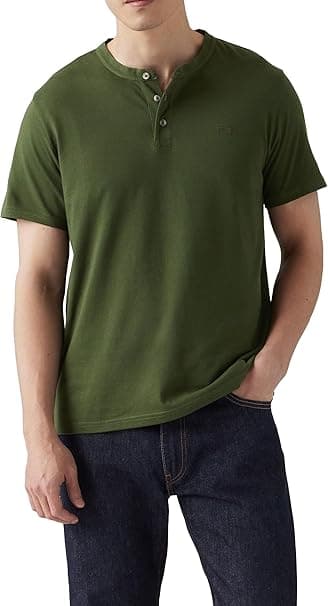 Levi's Housemark Henley Polo para homem