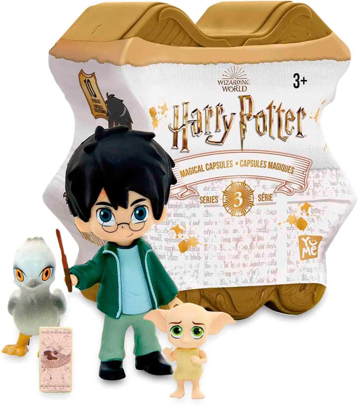 Famosa Cápsulas mágicas de Harry Potter Série 3, com 10 figuras diferentes de cenas de filmes, bonecas e acessórios de novos personagens, envio de modelo aleatório, multicolorido, tamanho único