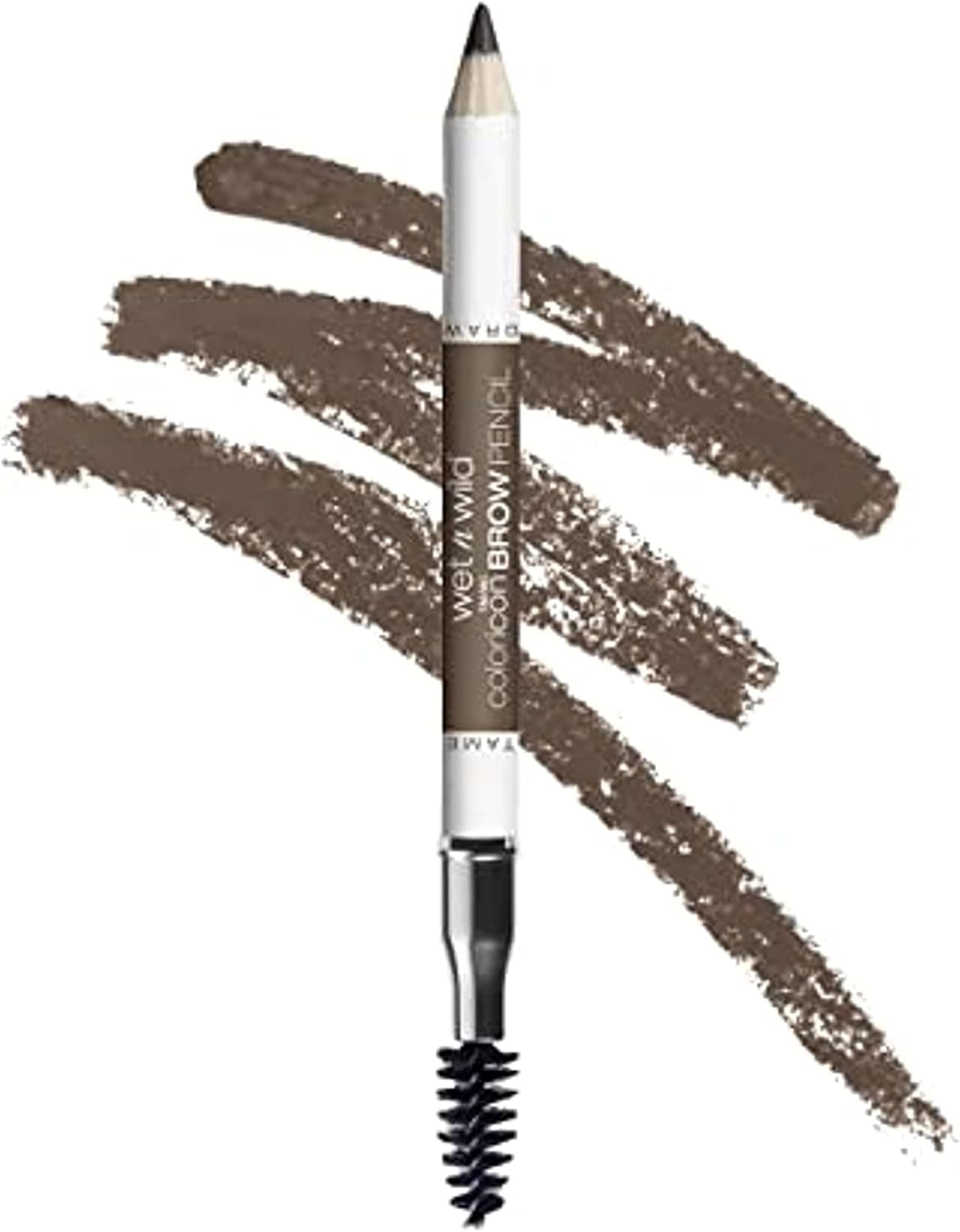 Wet n Wild - Color Icon Brow Pencil - lápis de sobrancelha castanha de ponta dupla, com pente para cuidados com as sobrancelhas, 2 em 1 - cor intensa e duradoura - Brunettes Do it Better - 1 unidade