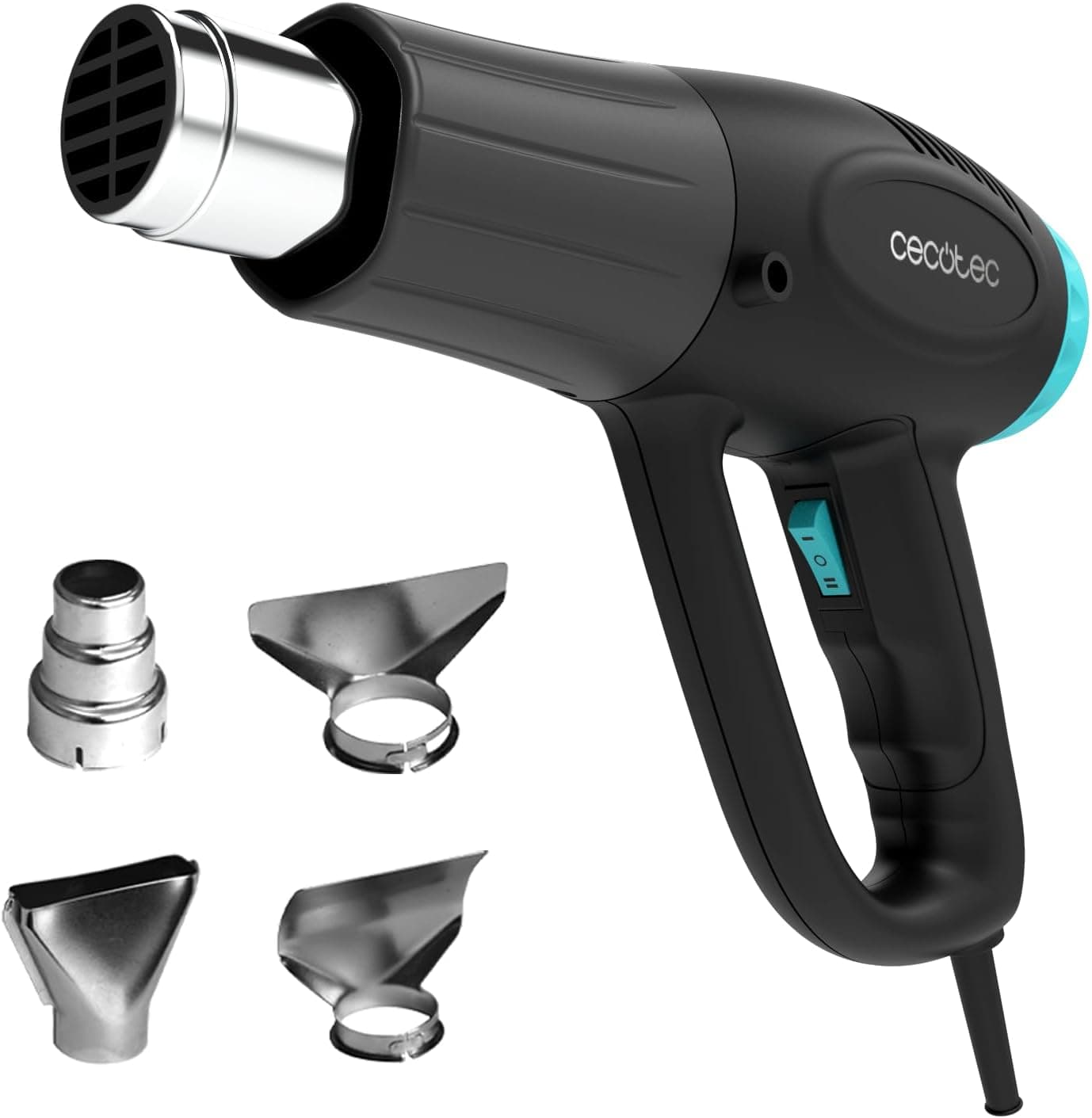 Cecotec Hell Gun 3500 | Pistola de calor 2000 W com aquecimento ultrarrápido e temperatura ajustável