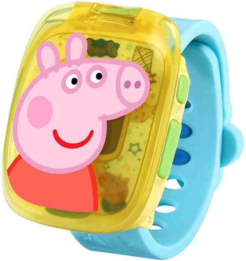 VTech 3480-526067 | Relógio infantil educativo da Peppa Pig azul