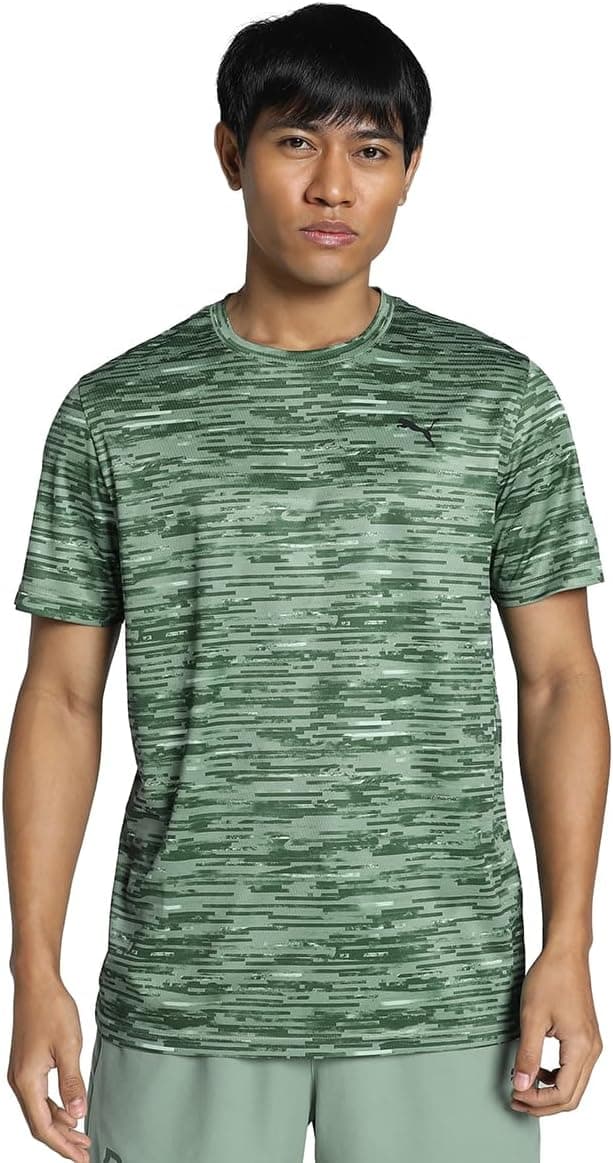 PUMA M Tad Essentials AOP tee T-shirt unissexo para adulto