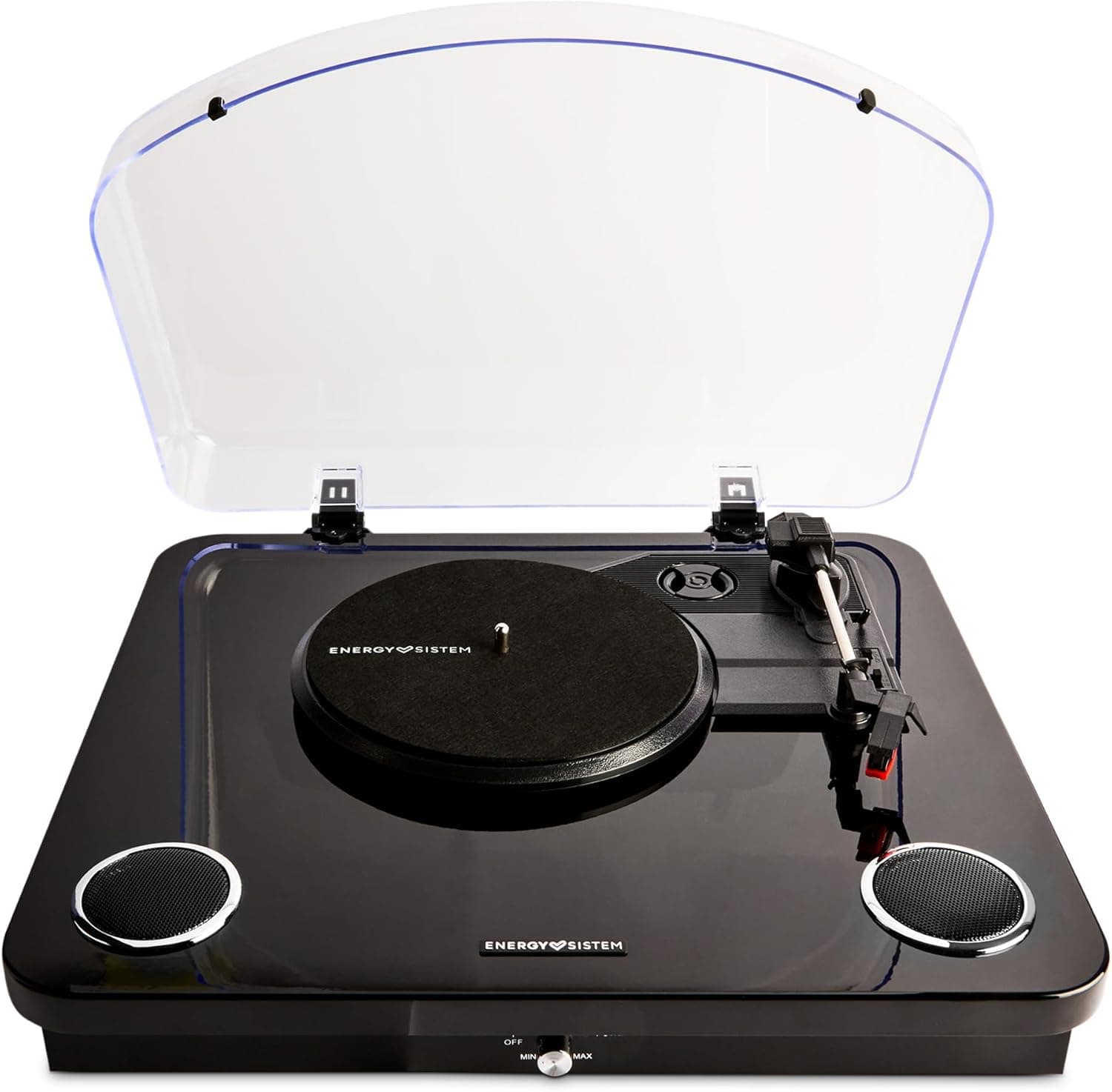 Energy Sistem Blackspin Tocadiscos (10 W, vinil, RCA, porta USB, Bluetooth, Bluetooth out, bambu)