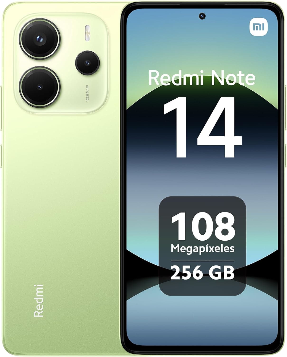 Xiaomi Redmi Note 14 Smartphone de 8+256 GB, ecrã de 6,67" AMOLED FHD+ 120Hz, MediaTek Helio G99-Ultra, câmara de 108 MP, TurboCharge 33W, 5500 mAh, carregador não incluído