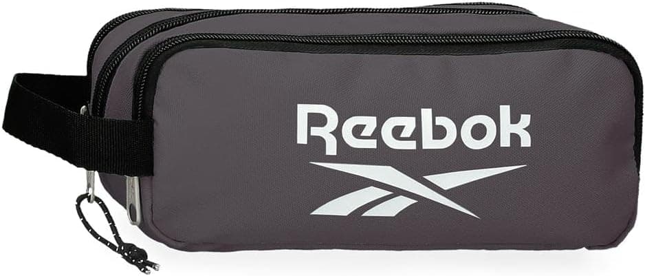 Reebok Boston Estojo triplo cinzento 22 x 10 x 9 cm poliéster