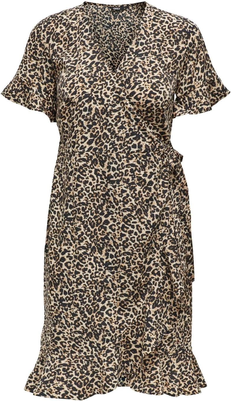 Only Women's Onlolivia S/S Wrap Dress WVN Noos Vestido para mulher
