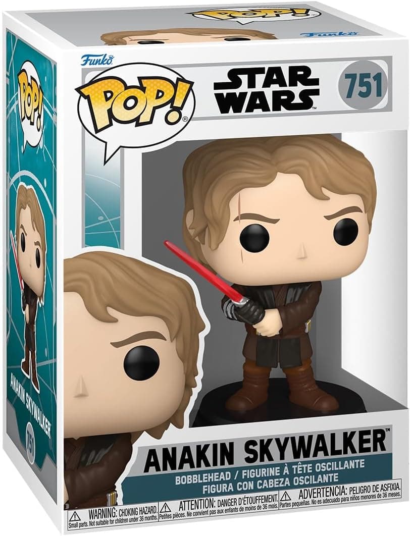 Funko Pop! Star Wars: Ahsoka - Anakin Skywalker - Star Wars Ahsoka - Figura de vinil colecionável - ideia de presente - Mercadoria Oficial - Brinquedos para crianças e adultos - TV Fans