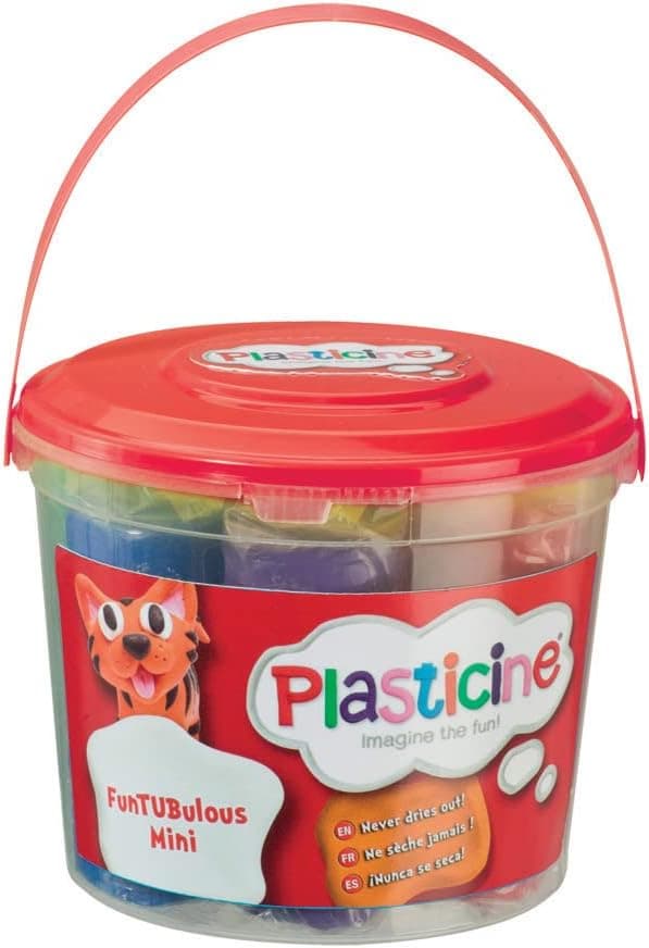 Plasticine 10258 FunTUBulous Mini, multicolorido