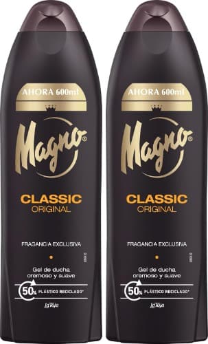 Magno Classic | Gel de banho cremoso com fragrância marcante, 600 ml