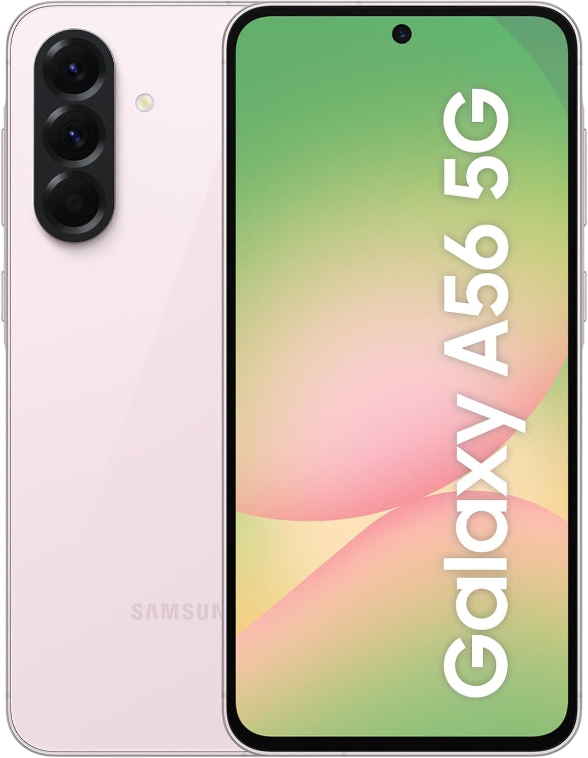 Samsung Galaxy A56 5G 256GB, telemóvel, 8 GB RAM, câmara 50 MP, rosa, garantia do fabricante 3 anos + 1 ano extra