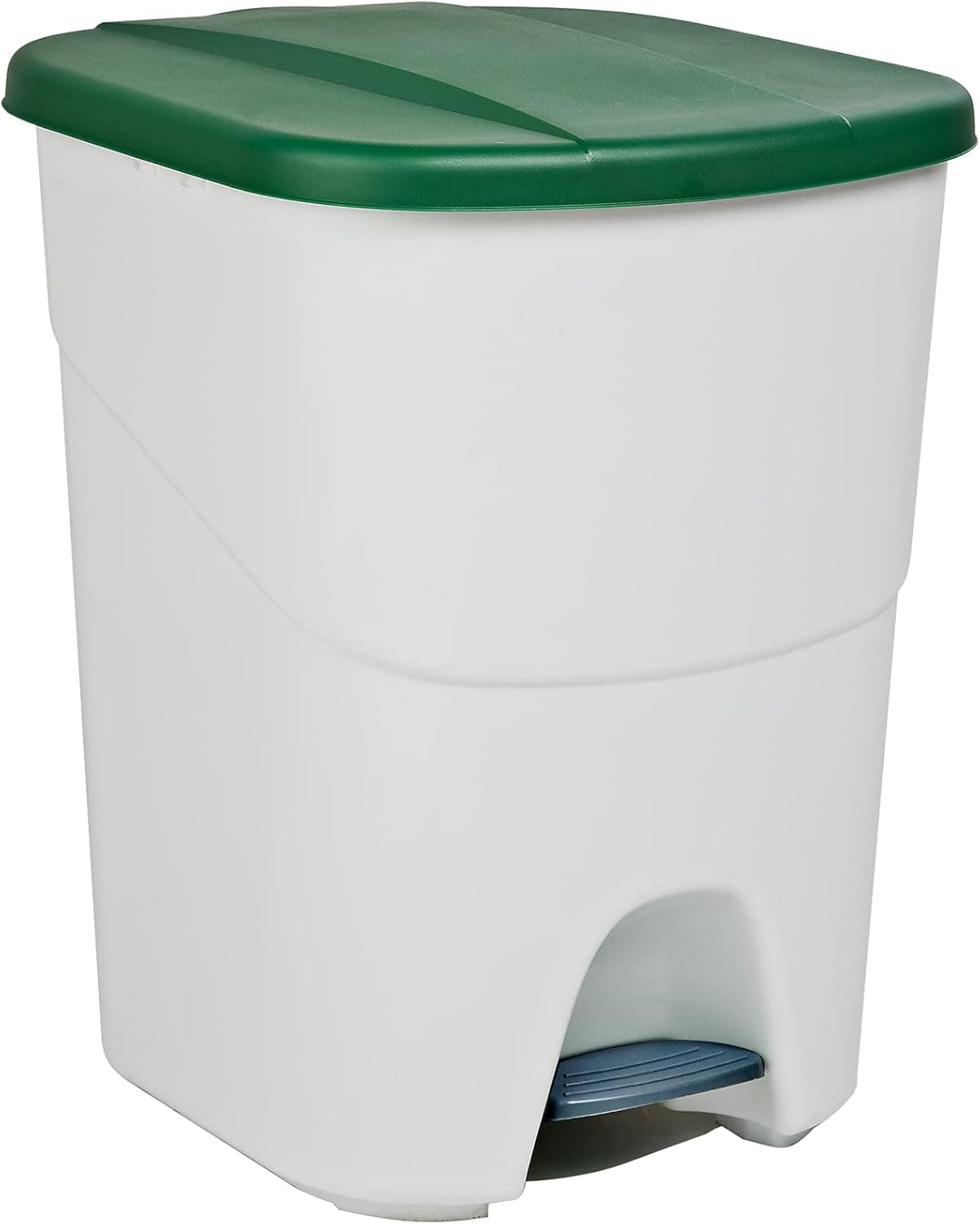 Denox DEN107 Caixote do lixo de 40 litros, verde, 393 x 352 x 470 mm