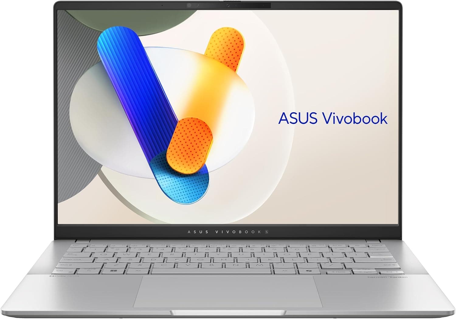 ASUS Vivobook S 14 OLED OLED M5406NA-QD162W Computador portátil de 14" WUXGA (AMD Ryzen 5 7535HS, 16 GB RAM, 512 GB SSD, Radeon 660M, Windows 11 Home), prata fria - teclado QWERTY espanhol