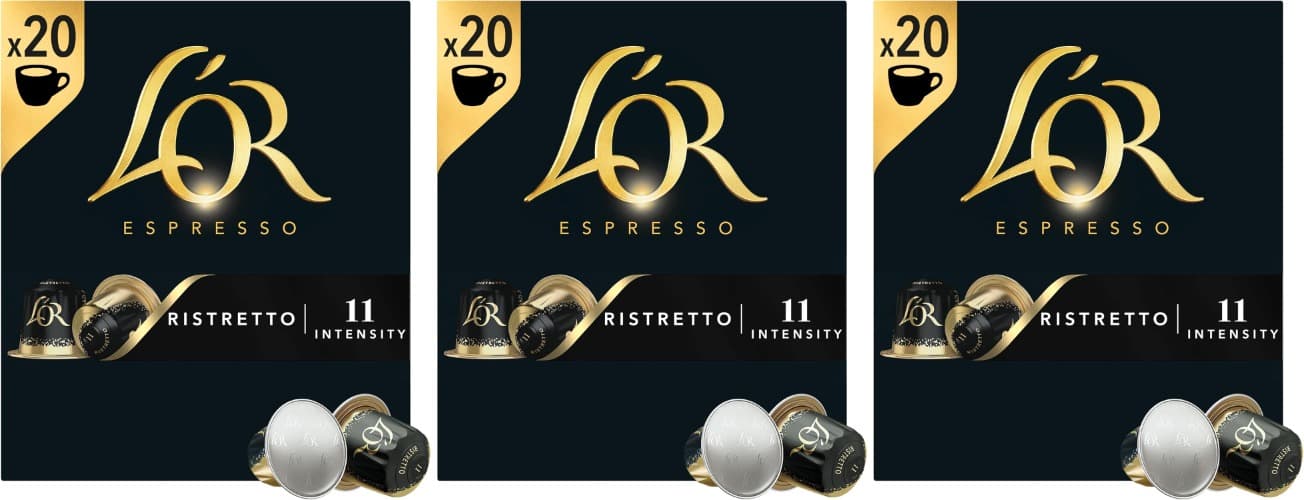 Cápsulas de café L'OR Espresso Ristreto (1 x 20 cápsulas)
