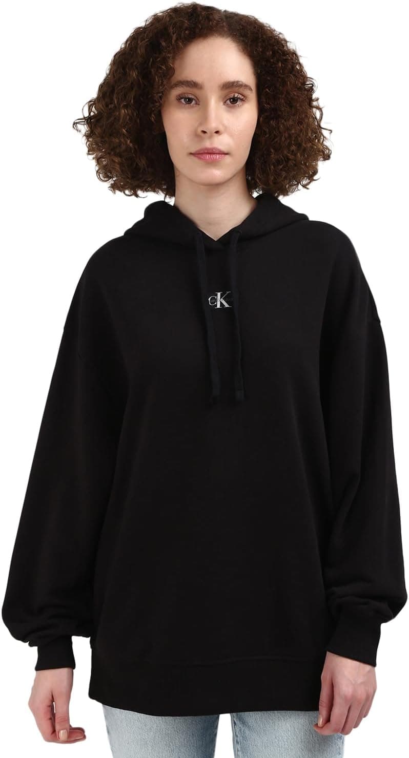 Calvin Klein Jeans Hoodie Mulher oversized com capuz