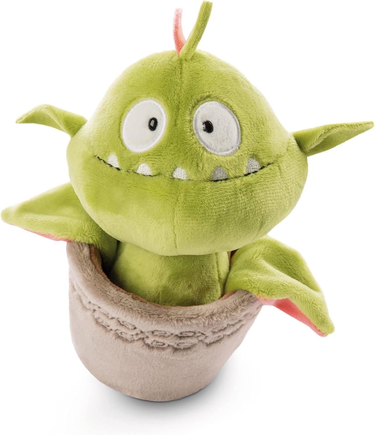 NICI Gisela macia carnívora pé 20 cm – Brinquedos de pelúcia, crianças e amantes de animais enchimentos, plantas divertidas em vaso da coleção Wild Friends GO Green, cor 20 cm, (47231)