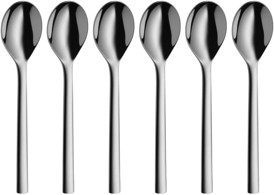 WMF Nuova | Conjunto de 6 colheres de café em aço inoxidável