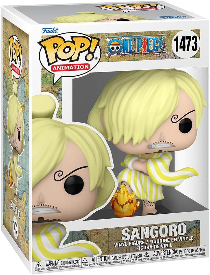 Funko Pop! Animation: One Piece - Vinsmoke Sanji - Sangoro - (Wano) - Figura de vinil colecionável - ideia de presente - Mercadoria Oficial - Brinquedos para crianças e adultos - Fãs de Anime