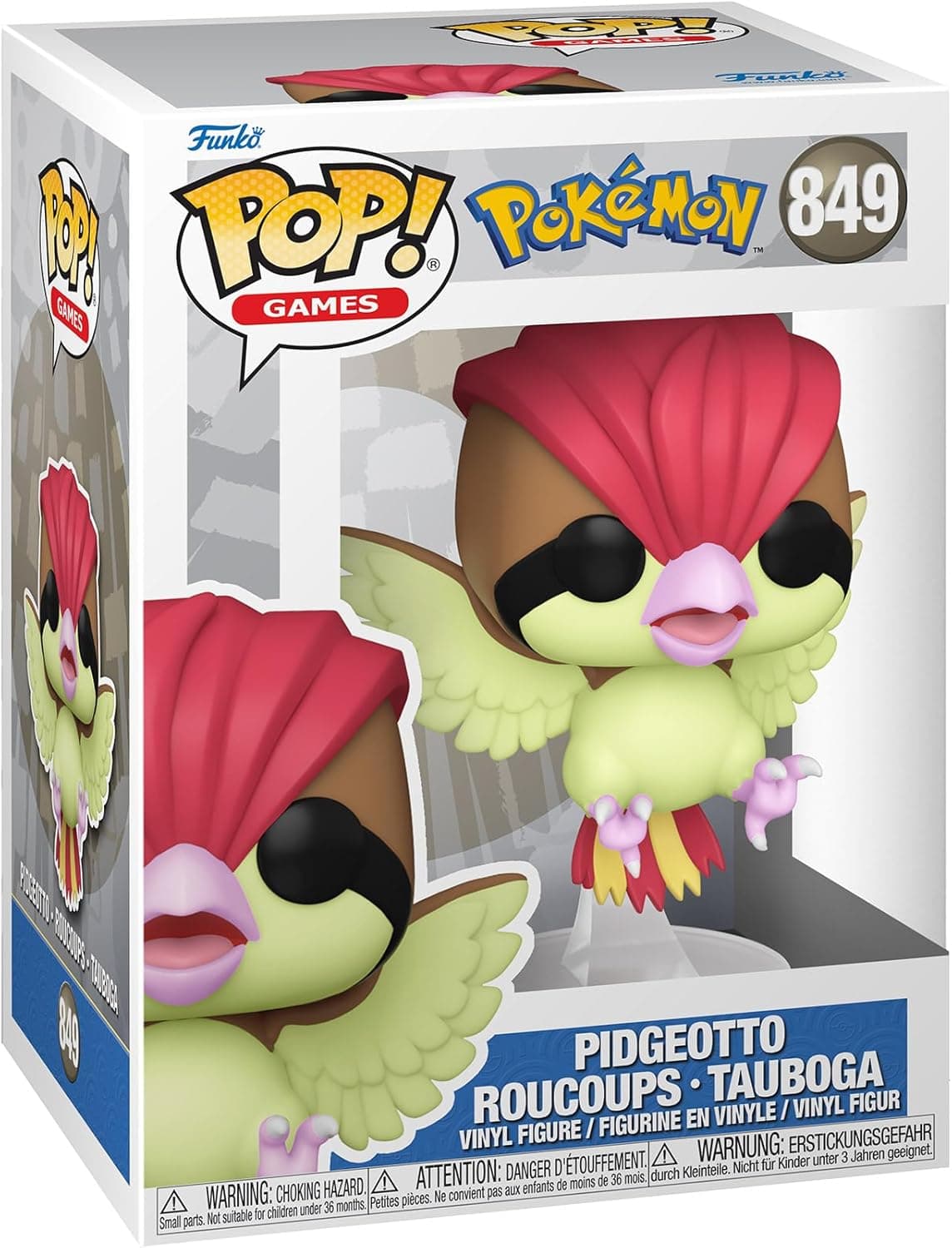 Funko Pop! Games: Pokemon - Pidgeotto - Figura de vinil colecionável - ideia de presente- Mercadoria oficial