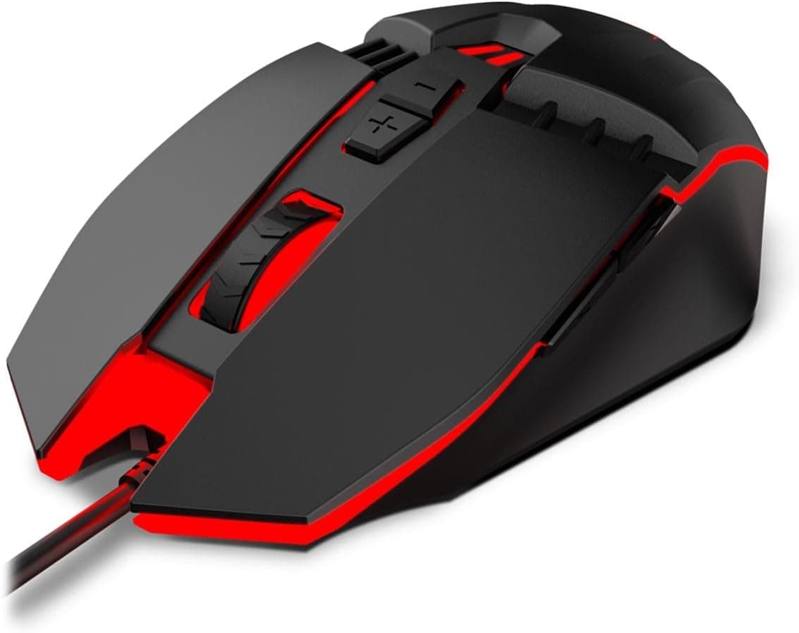 KROM KALAX | Rato gaming óptico com 7 botões, 3200 dpi e iluminação LED