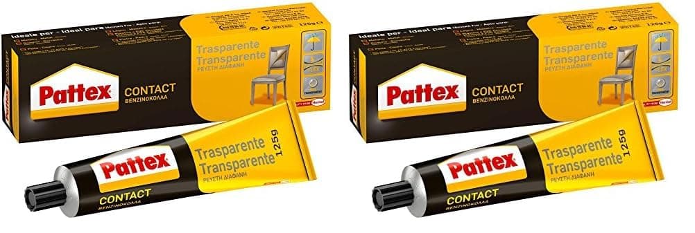 Pattex 1419322 - Fila de contacto, 125 g, cor transparente (embalagem de 2)