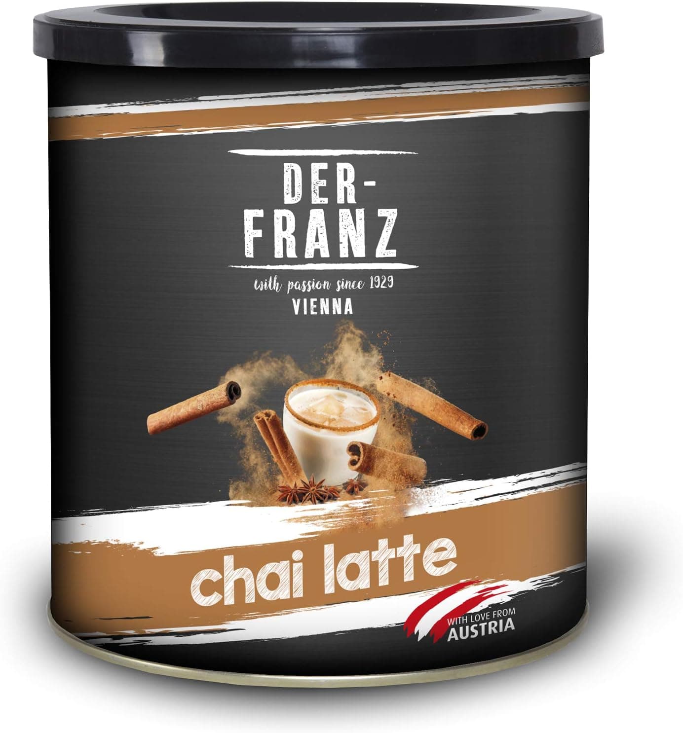 Der-Franz Chai Latte, temperado, quente e oriental, 500 g
