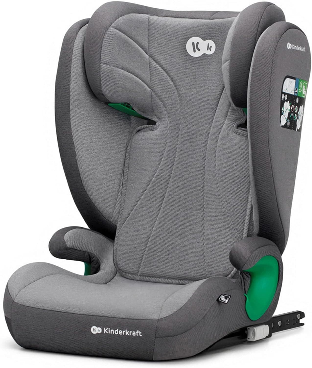 Kinderkraft Junior FIX | Cadeira auto infantil Isofix grupo 2/3 de 15 a 36 kg