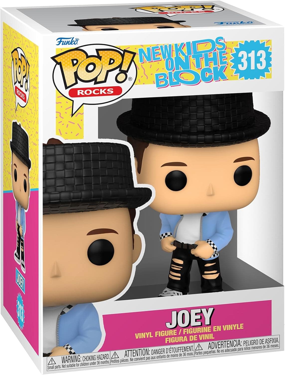 Funko Pop! Rocks: NKOTB - Joey Mcintyre - New Kids On The Block - Figura de vinil colecionável - ideia de presente - Mercadoria Oficial