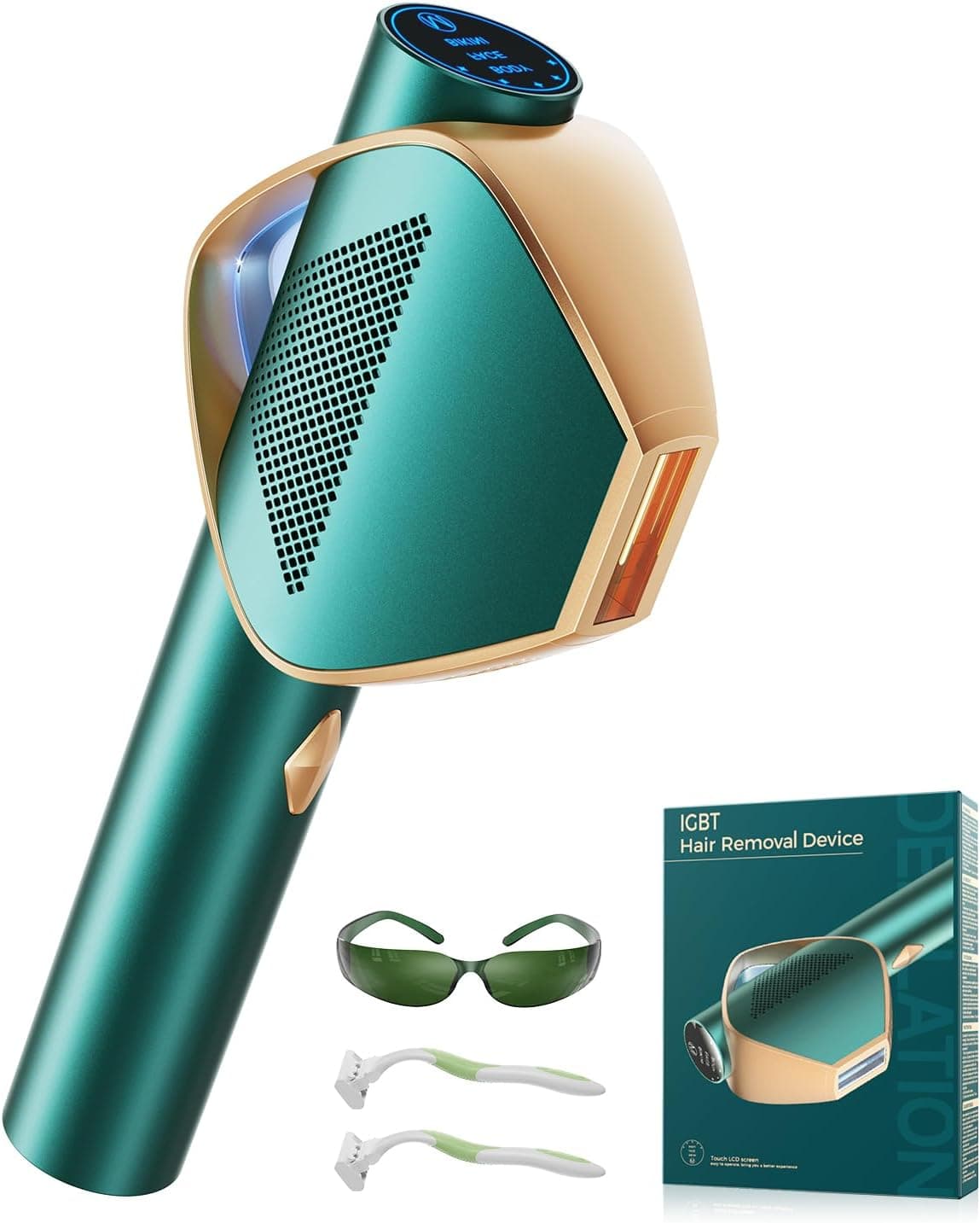 Blissky Flash Superrápido | Depiladora IPL com tecnologia IGBT e luz pulsada, flashes ilimitados para mulheres e homens