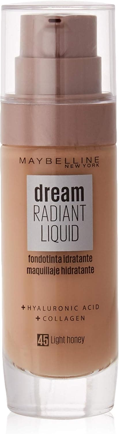 Maybelline New York Base líquida Dream Satin Liquid, efeito natural acetinado, SPF 18
