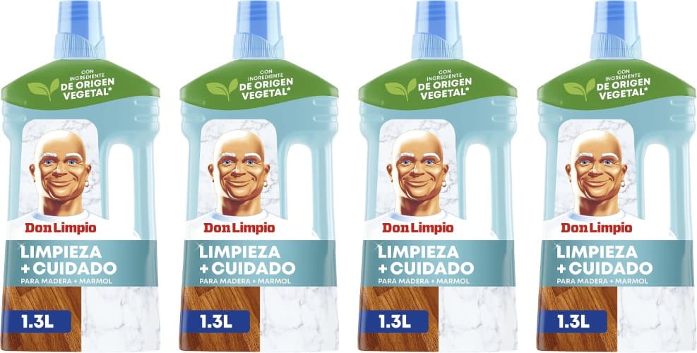 Don Limpio Superfícies delicadas esfregadas líquido 1,3 l. PH seguro em superfícies delicadas