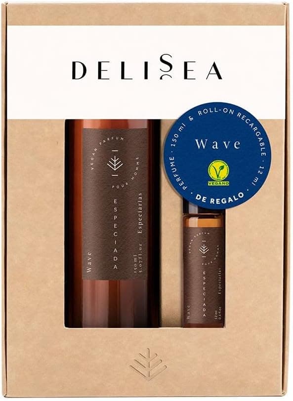 Conjunto de perfume homem Delisea Wave 2 peças