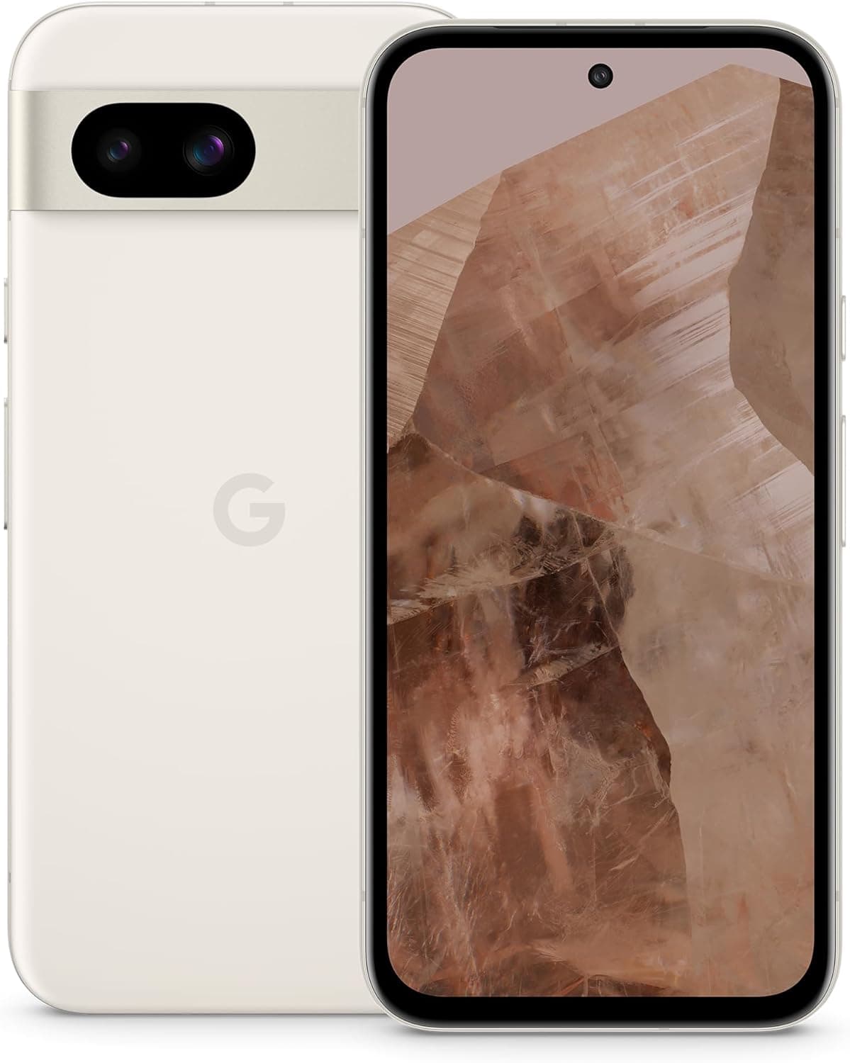 Google Pixel 8a - Smartphone Android livre com câmara Pixel avançada, bateria de 24 horas e poderosas funções de segurança - Porcelana, 128 GB