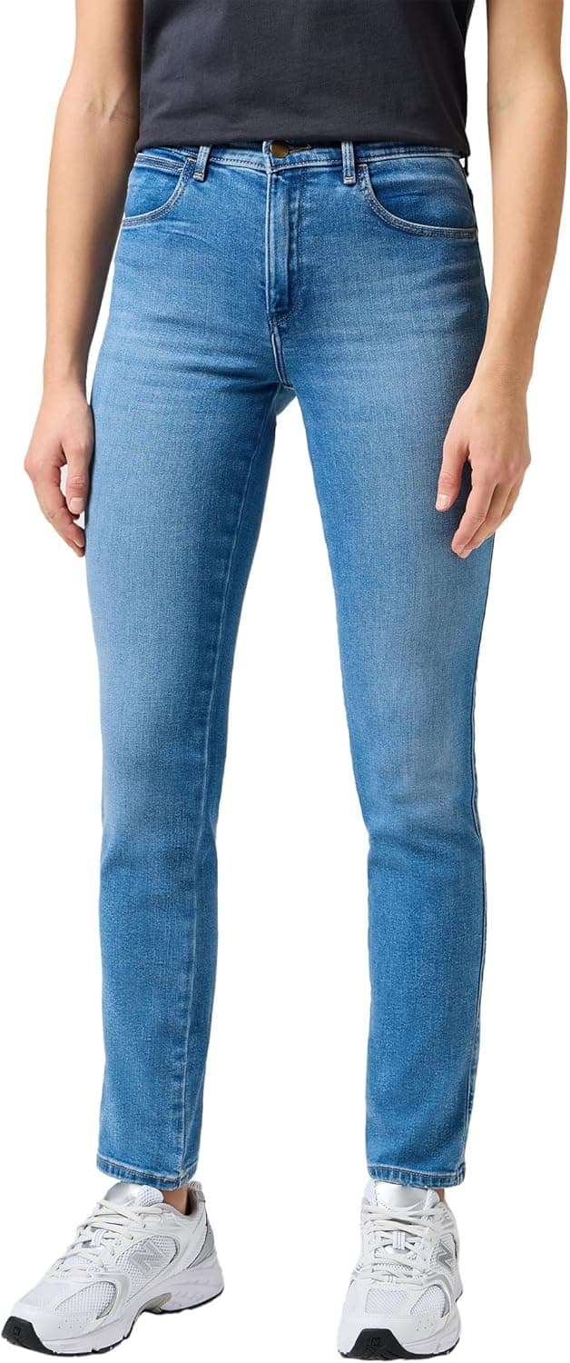 Wrangler Calças de ganga finas para mulher