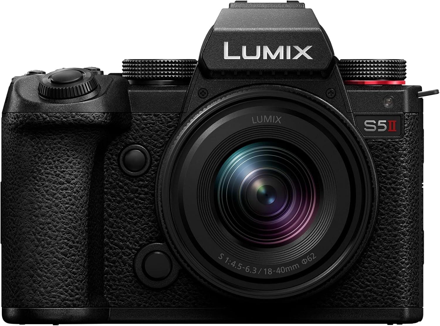 Panasonic DC-S5M2NE LUMIX DC-S5II, câmara sem lente de moldura completa, sem espelho, 4 K 60 P e 6 k 30 P gravação, ecrã móvel, Phase Hybrid AF 779 pontos, com Lumix S 18-40 mm, com lente 18 mm, com