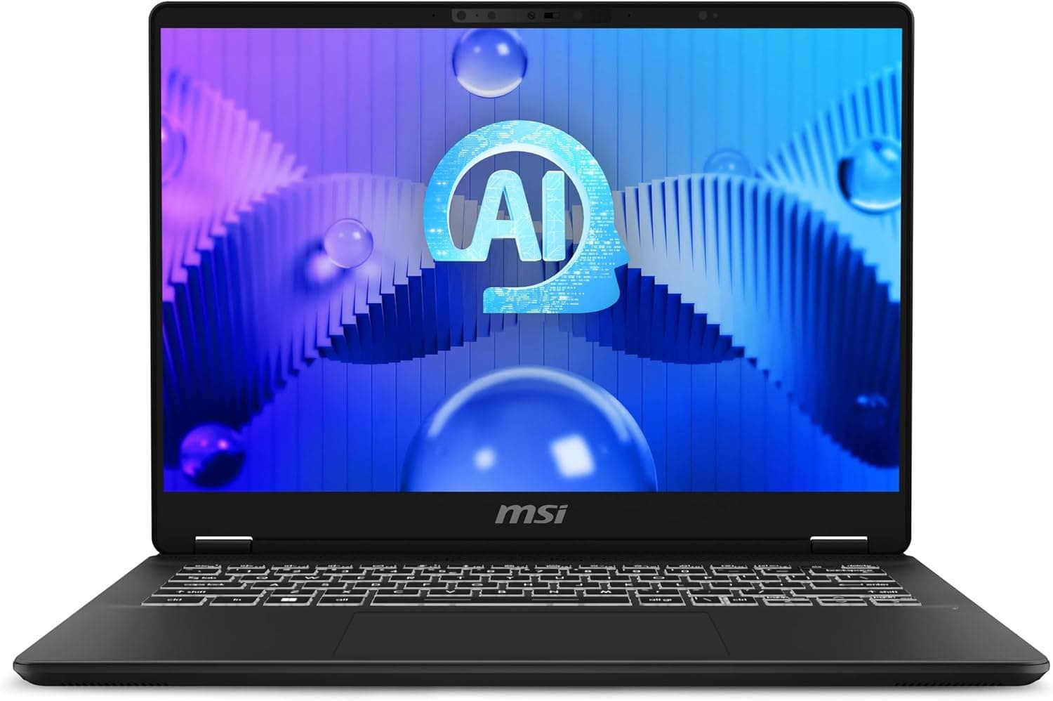 MSI Prestige 14 AI Studio C1VEG-016ES | Portátil 14'' 2.8K com Intel Core Ultra 7, 16GB RAM, 1TB SSD, Windows 11 Home e gráfica RTX 4050